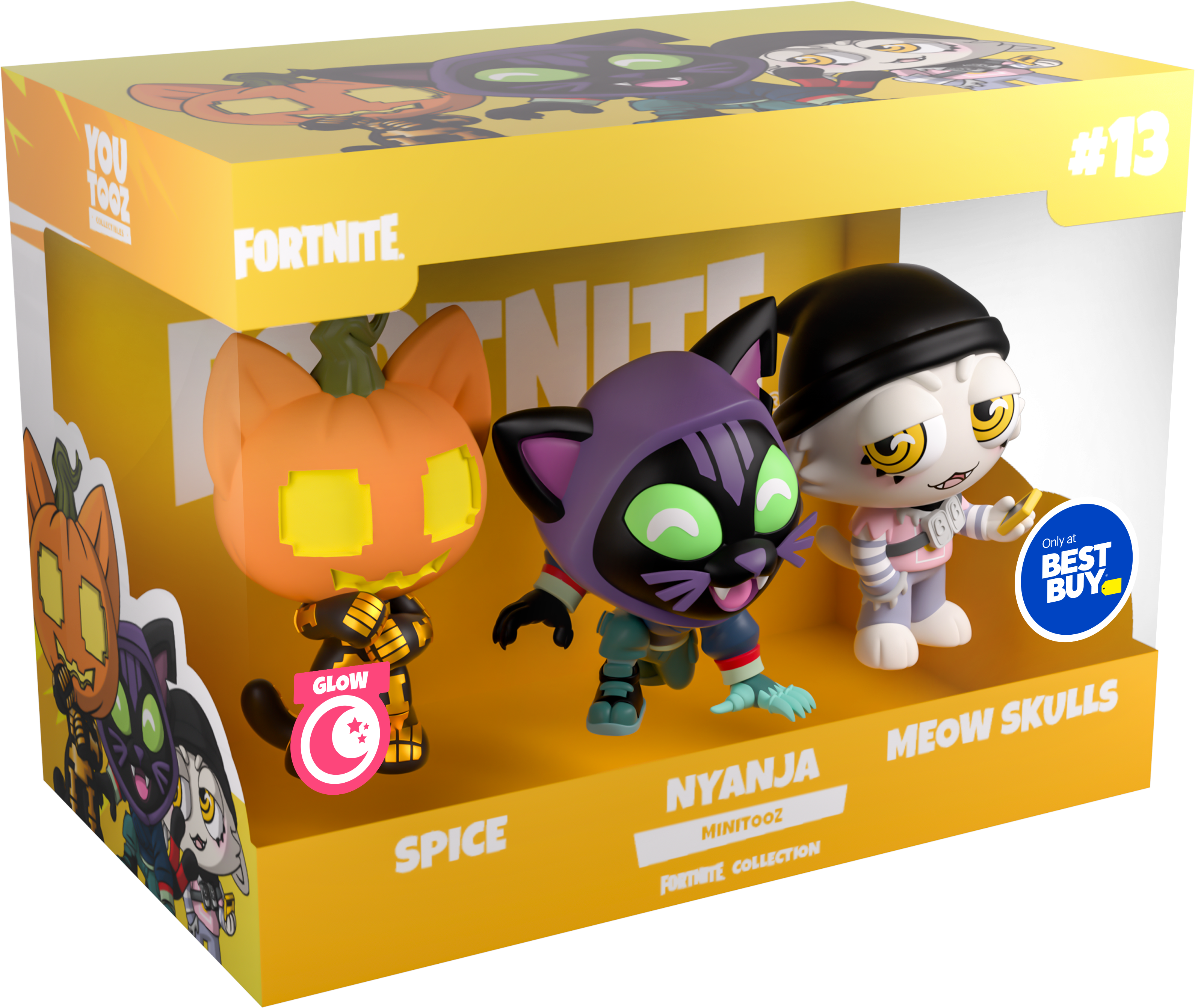Spice, Nyanja & Meowskulls Minitooz (Retail Exclusive) – Youtooz