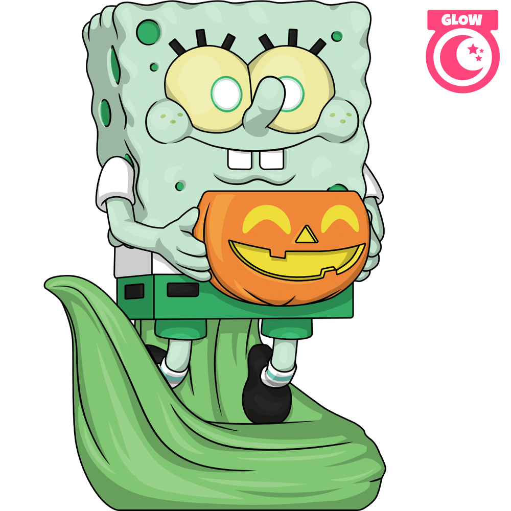 Glow In The Dark Ghost SpongeBob