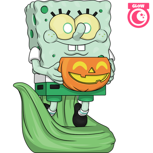 Glow In The Dark Ghost SpongeBob