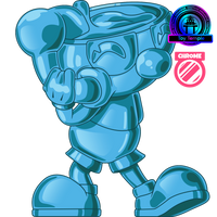 Blue Chrome Mugman