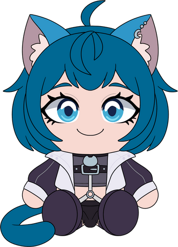 TsunamiCat Plush (9in)