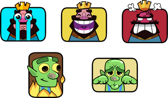 Clash Royale Pin Set