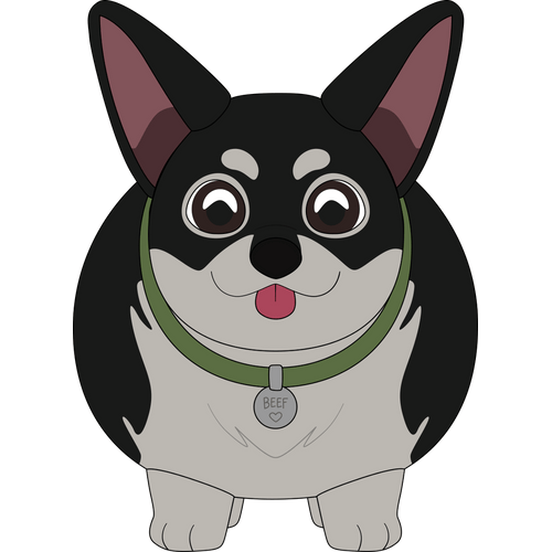 Beef Plush (9in) Concept Illustration