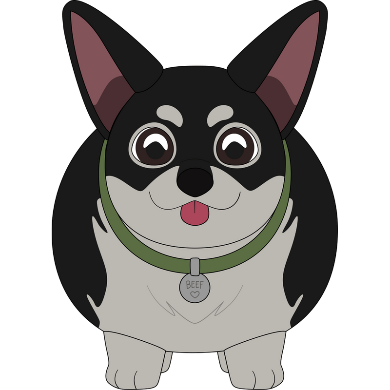 Beef Plush (9in) Concept Illustration