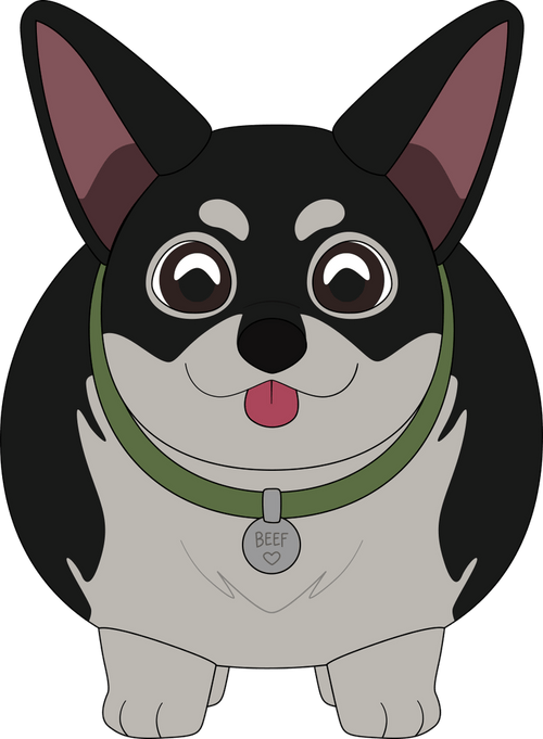 Beef Plush (9in) Concept Illustration