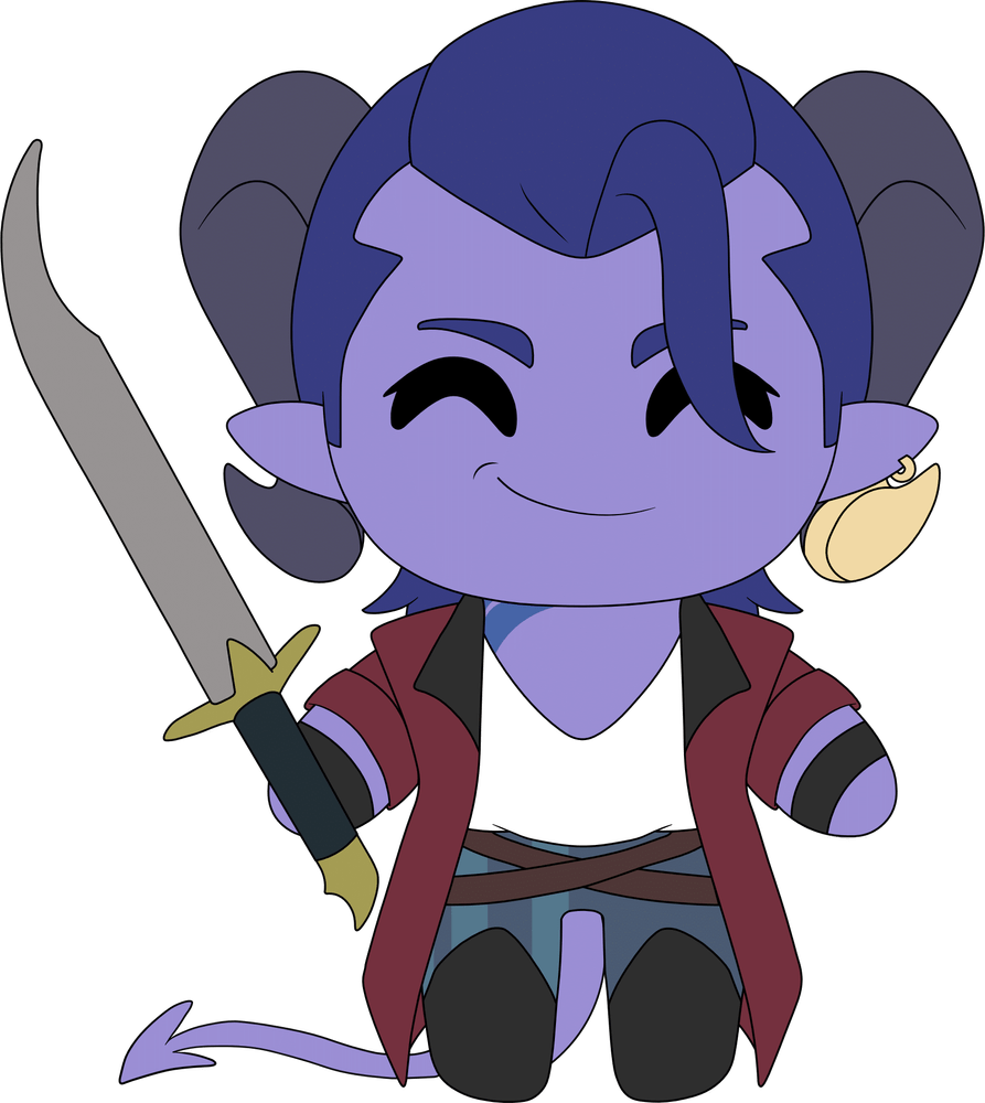 Critical Role: Mighty Nein Animated Series Mollymauk Plush (9in)