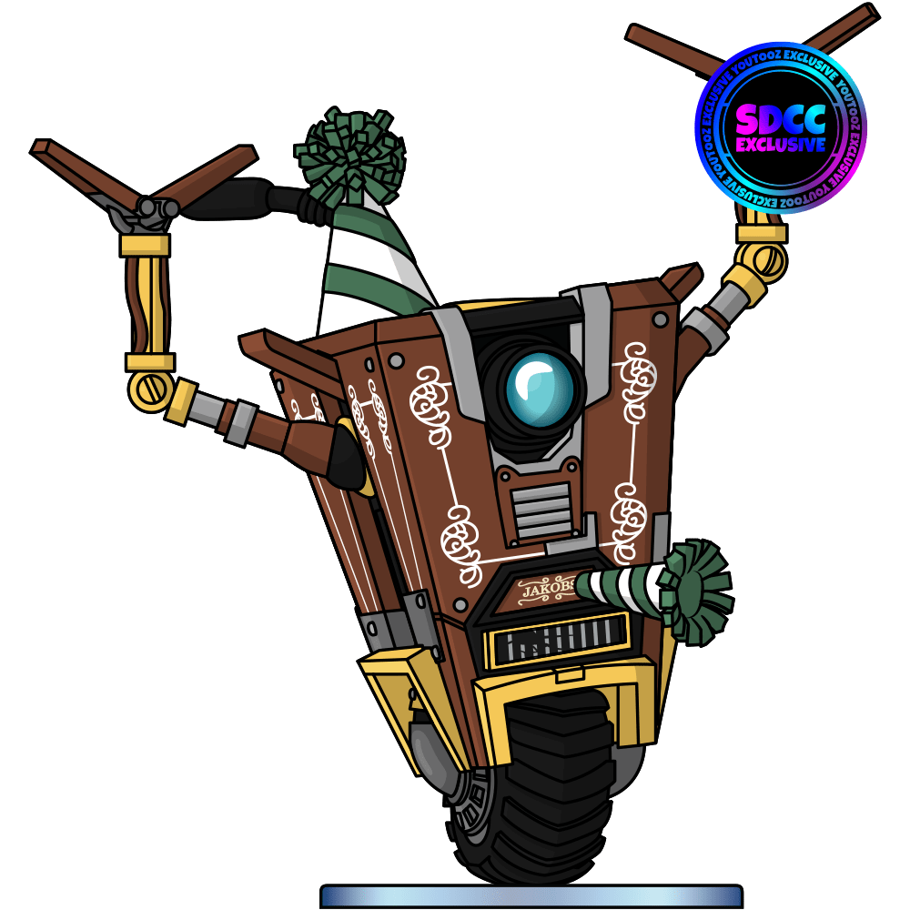 Figurine Borderlands - Gentleman Claptrap Exclusive 10cm - Figurine de Figurine Borderlands - Gentleman Claptrap Exclusive 10cm - Figurine de