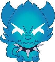 Angry Pyro Pup Plush (1ft)