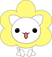 Flower Cat Plush (9in)