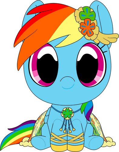 Year of the Pony Rainbow Dash Plush (9in)