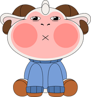 Hold It In Rammie Plush (9in)