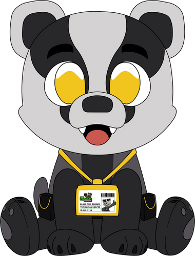 Blake the Badger Plush (9in)