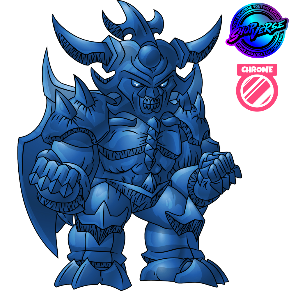 Blue Chrome Obelisk the Tormentor Youtooz Collectibles Blue Chrome Obelisk the Tormentor Youtooz Collectibles