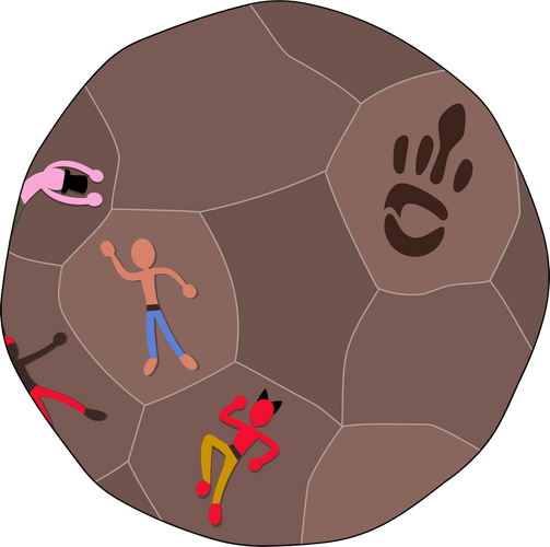 Concept of Pushing it! Together: Sisyphus Co-op Plush (9in)