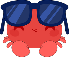 Summer Vibes Crab Plush (9in)