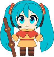 Aang Miku Plush (9in)