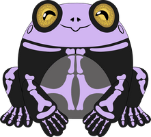 Tibitha the Skeletoad Plush (9in)