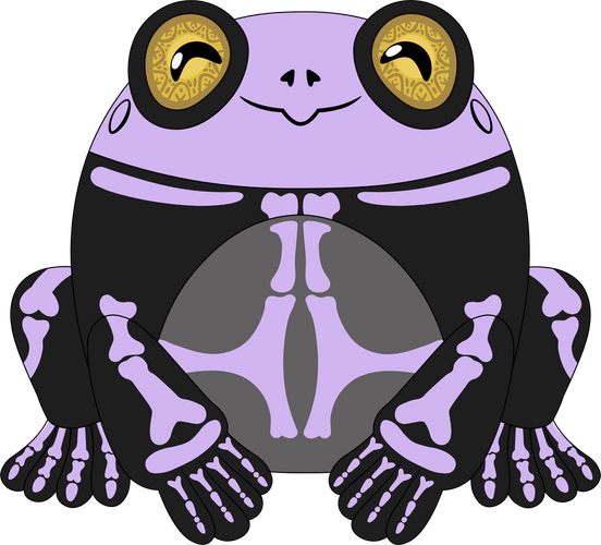 Tibitha the Skeletoad Plush (9in)