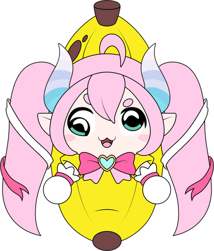 Concept of Banana Chibidoki Plush (9in)