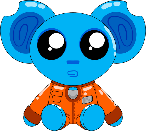 Concept of Cuffbust Plush (9in)