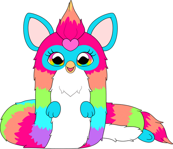 DJ Furby Plush (9in)