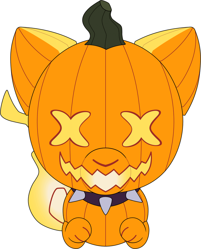 Pumpkin Pyro Pup Plush (9in)