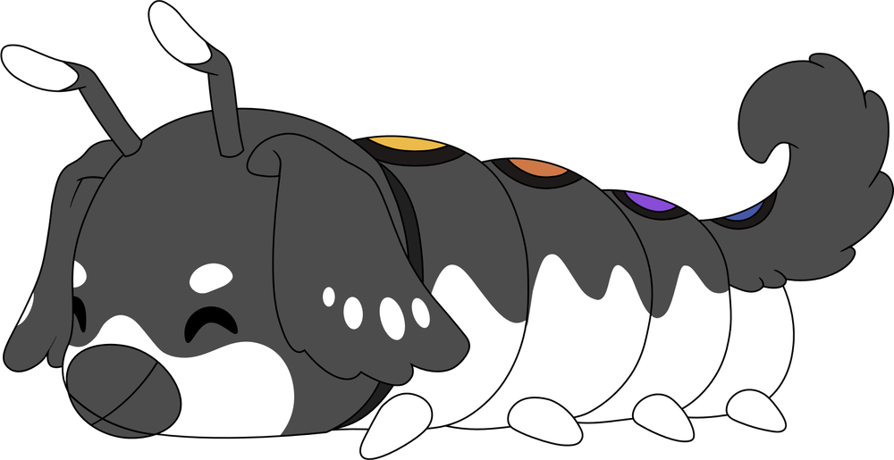 Féileacán Cú Plush (9in)