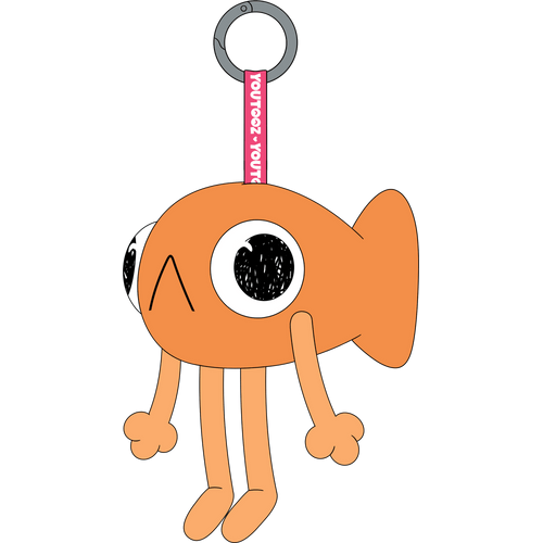 Le Poisson Steve Keychain Concept Illustration
