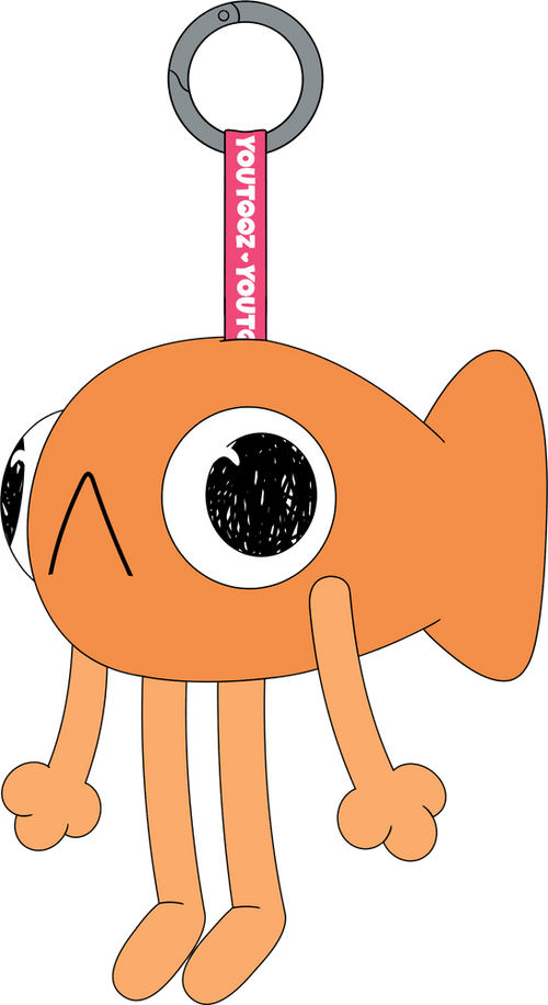 Le Poisson Steve Keychain Concept Illustration