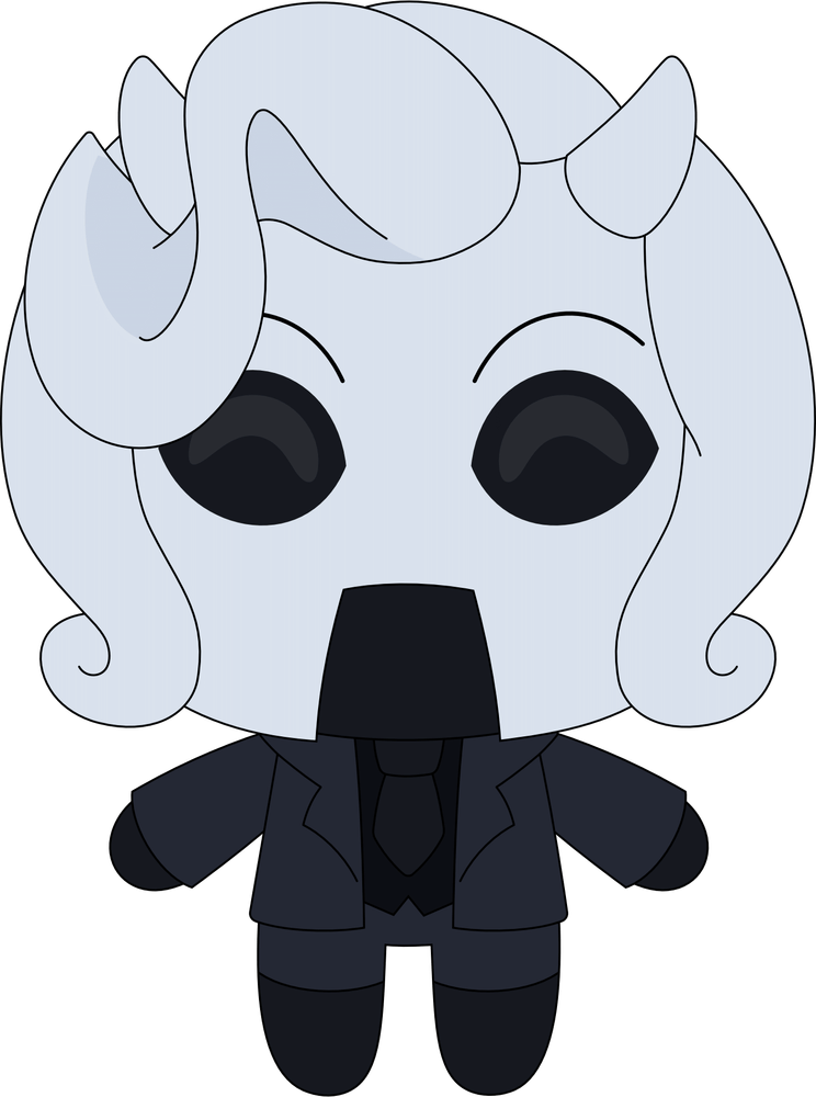 Nameless Ghoulette Keychain (5in)