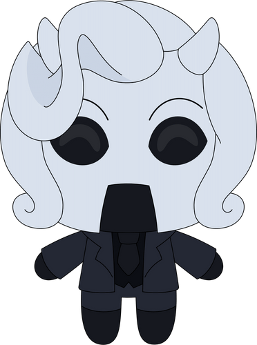 Nameless Ghoulette Keychain (5in)