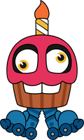 Party Mr Cupcake Bobble Pin
