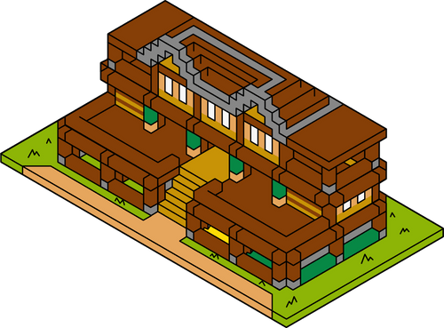 Ultimate Survival House Brickset Concept Illustration