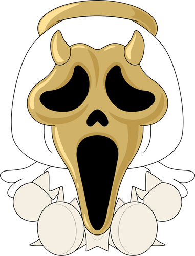 Fallen Angel Ghost Face Plush (9in)
