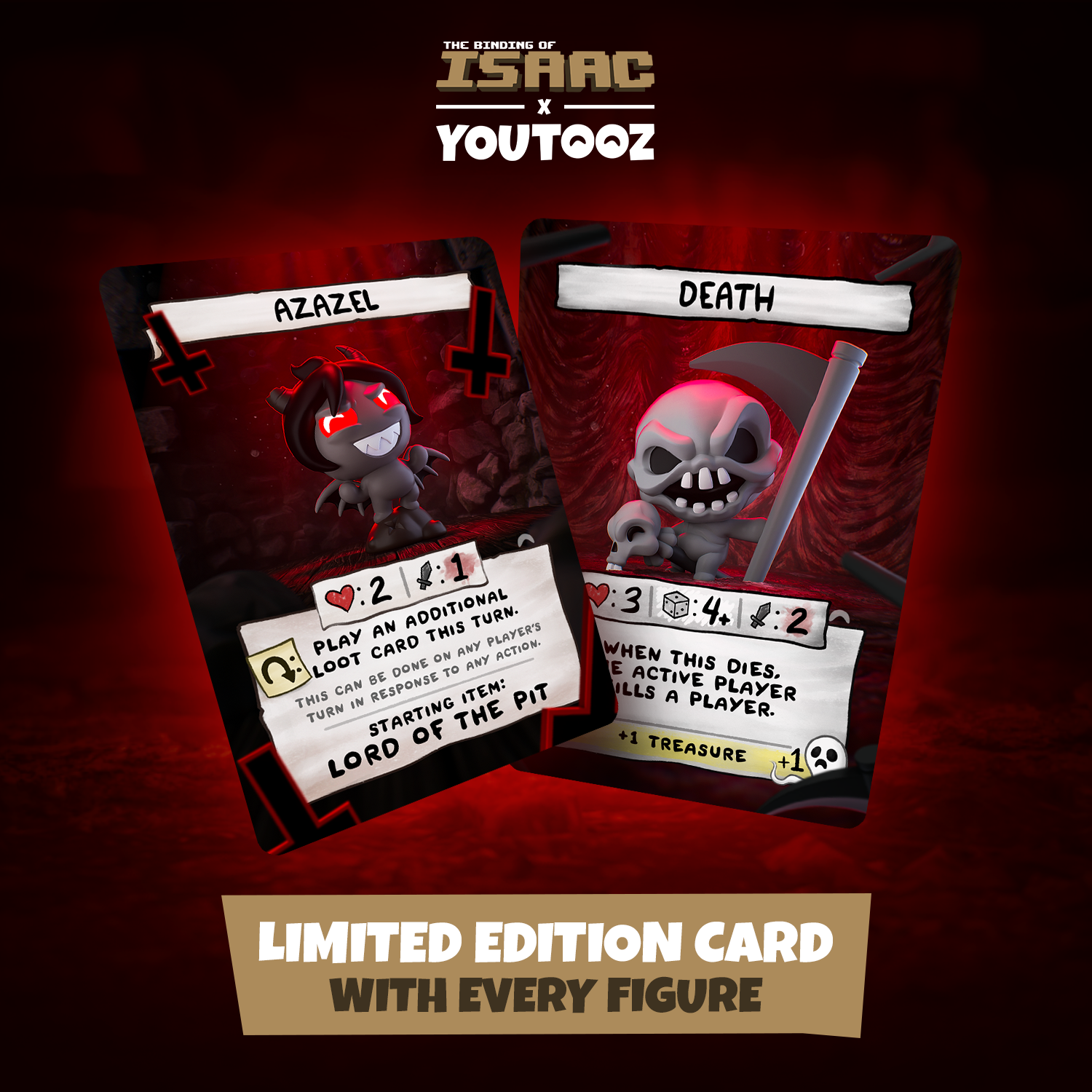 the binding of isaac death card The Binding of Isaac Four Souls Requiem Alt Art DEATH Promo Card