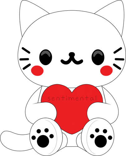 Gatito Sentimental Plush (9in)