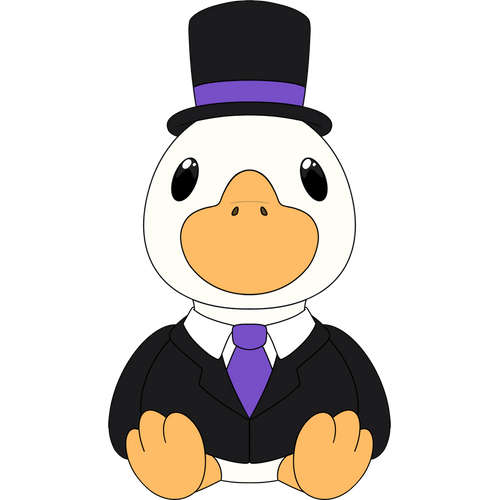 Mochi the Duck Plush (9in) Concept Illustration