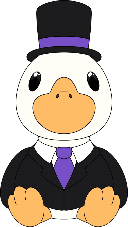 Mochi the Duck Plush (9in) Concept Illustration