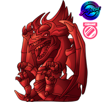 Red Chrome Slifer the Sky Dragon