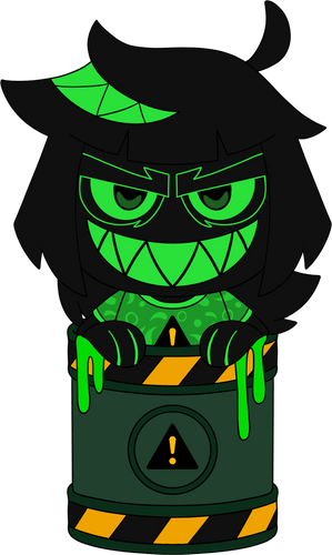 Phi the Toxic Slime Plush (9in)