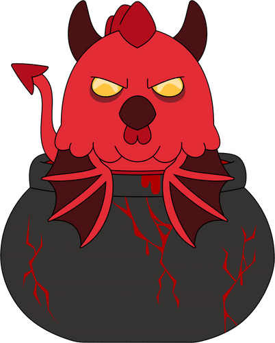 Concept of Bawkbaspook Plush (9in)