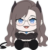 PuffyPeach Plush (9in)