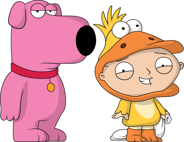 Concept of Stewie & Brian Trick-Or-Treating