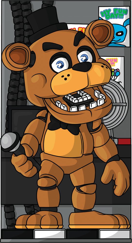 Freddy in Main Office