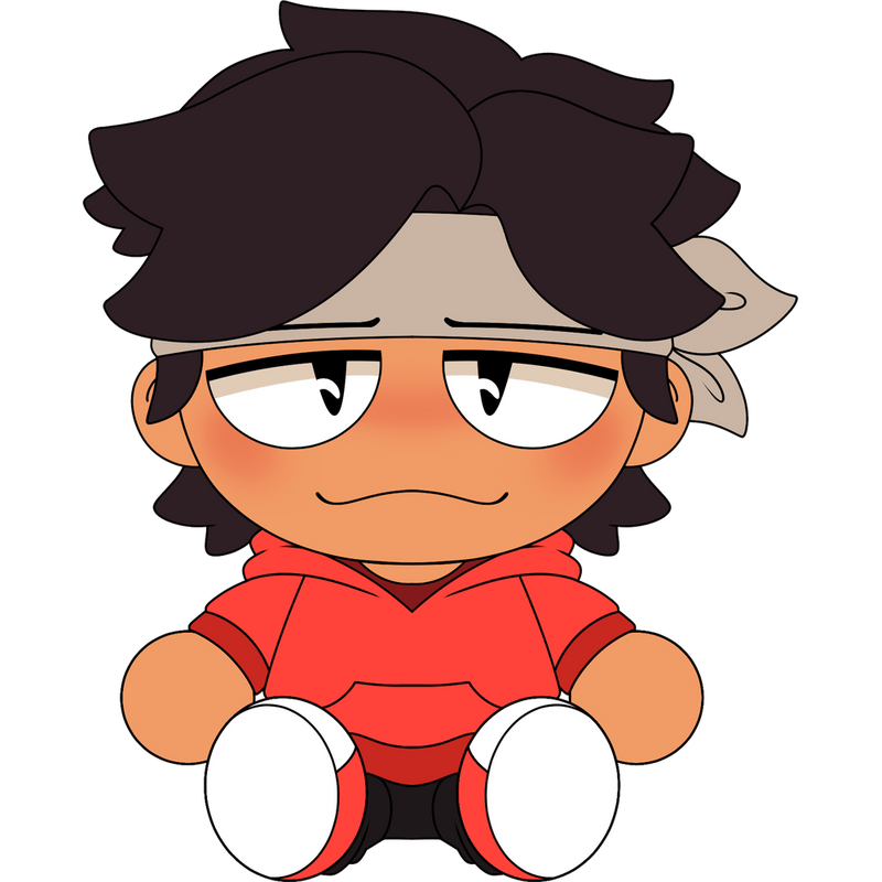 Redish Plush (9in) Concept Illustration