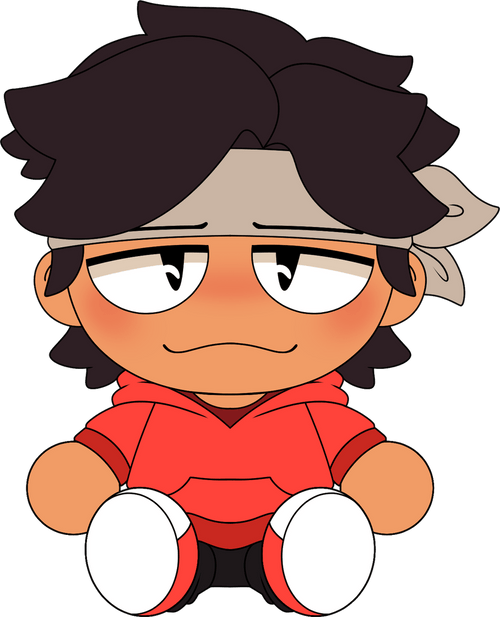 Redish Plush (9in) Concept Illustration