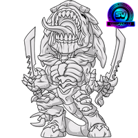 Artist Proof Tyranid Warrior