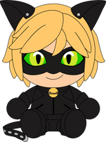 Cat Noir Plush (9in)