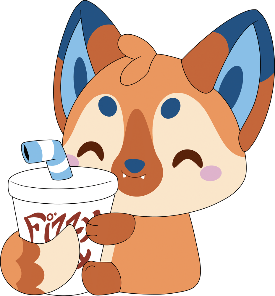 Fizzy Fox Plush (9in)