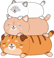 Sunkitten Cats Plush (9in)